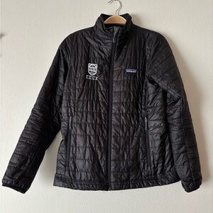 Patagonia Black Quilted Women's Nano Puff Zip Jacket Puffer Outdoor Size XS